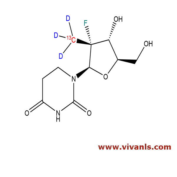 Stable Isotope Labeled Compounds-GS331007 Sofosbuvir metabolite 13CD3-1663569275.png
